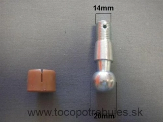 Guľový čap so závitom 14mm,20mm - 4670