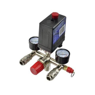Tlakový spínač s manometrom 8 bar - GEKO G80306