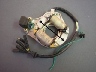 Stator zapalovania na 110ccm k bloku s automatickou prevodovkou (65-414)
