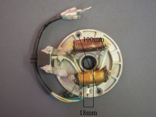 Stator zapaľovania na 110ccm, 125 ccm quad, dirt bike, pitbike (65-415)