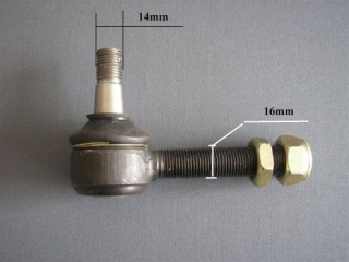Univerzálny guľový čap so závitom 14mm a 16mm (1433)