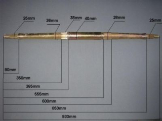 Univerzálna zadná os. Rozmer 930mm (49-1215)