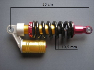 Zadný tlmič na Dirt bike 30cm 2961