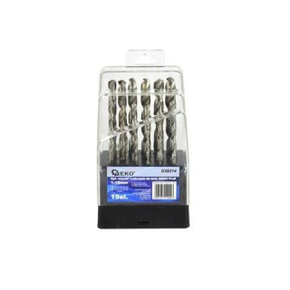 Sada vrtákov do kovu 1-10mm/19ks. - GEKO G38214