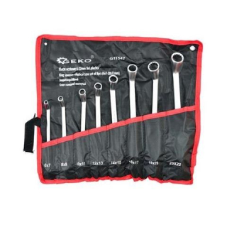 Kľúče očkové vyhnuté 8ks 6 - 22mm - GEKO G11542