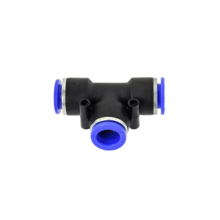 Pneumatická nástrčná spojka 12mm PU/PE typ T, 50ks - GEKO G03044