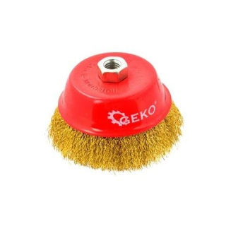Rotačná kefa mosadz 5"(125mm) - GEKO G00591