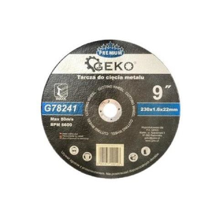 Rezný kotúč na kov 230x1.6x22mm - GEKO G78241