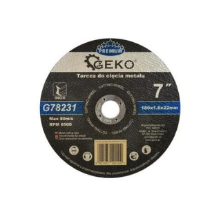 Rezný kotúč na kov 180x1.6x22mm - GEKO G78231