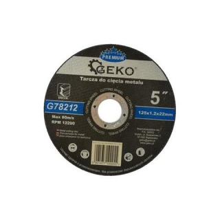 Rezný kotúč na kov 125x1.2x22mm - GEKO G78212