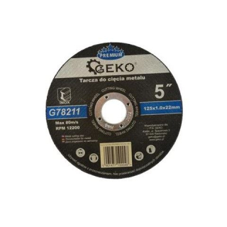 Rezný kotúč na kov 125x1x22mm - GEKO G78211