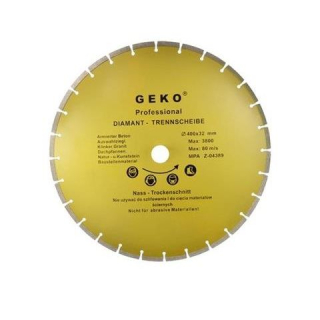 Diamantový kotúč 400mm Segment - GEKO PROFI G00256