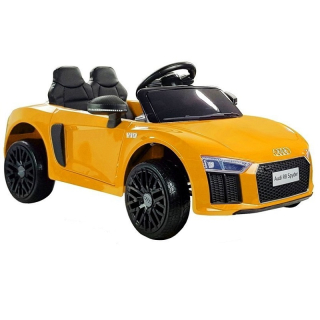 LeanToys Elektrické autíčko Audi R8, 2x45W motor, žlté