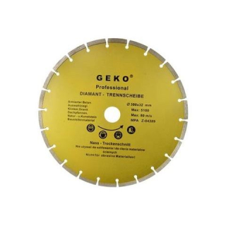 Diamantový kotúč 300mm Segment - GEKO PROFI G00254