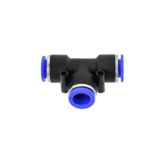 Pneumatická nástrčná spojka 6mm PU/PE typ T - GEKO G03041
