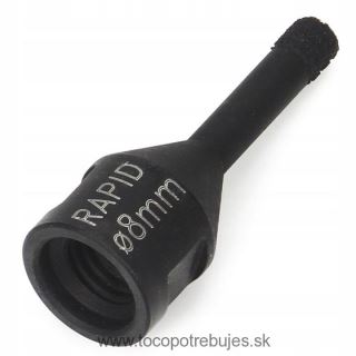 Diamantový korunkový vrták do dlažby a kameňa 8mm M14 - MAR-POL M22641