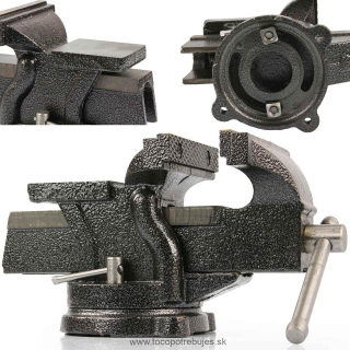 Zverák otočný 100 mm s kovadlinou - MAR-POL M36008
