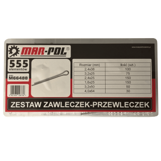 Závlačky 555 ks. M66488 - MAR-POL