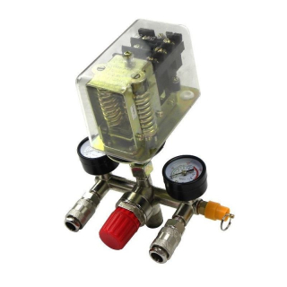 Tlakový spínač na kompresor 380/400V 8bar - MAR-POL M8068695