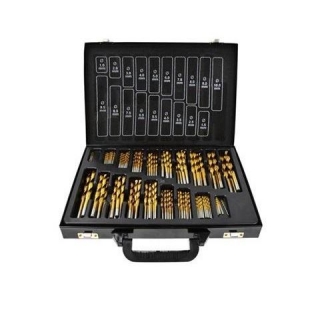 Sada titánových vrtákov HSS do kovu 170 ks 1.0 – 10mm - Keltin K00066