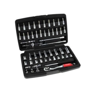 Gola-Sada s nástrčnými kľúčmi 56 dielna 1/4" -  Tvardy T00104
