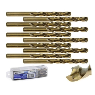 Kobaltový vrták HSS do kovu 10mm - GEKO G37100