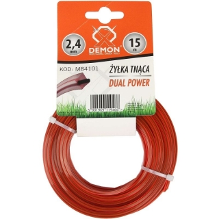 Lanko do vyžínačov 2,4mm 15m štvorhran - DEMON M84101