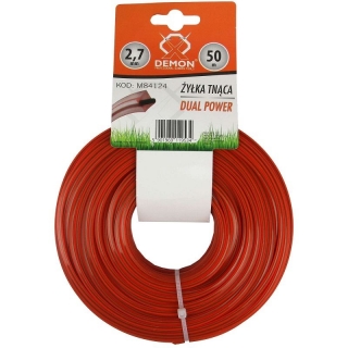 Lanko do vyžínačov 2,7mm 50m štvorhran - DEMON M84124