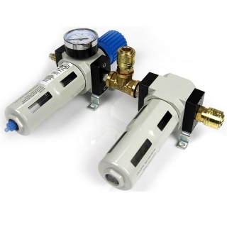 Odkalovač s manometrom, regulátorom a primazávaním 1/4" - BJC M80645