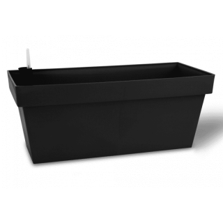 Samozavlažovací truhlík Cube 58,7cm antracit - PROSPERPLAST 30625
