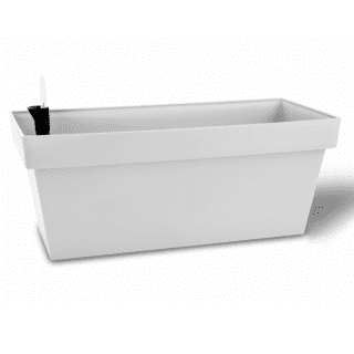Samozavlažovací truhlík Cube 58,7cm biela - PROSPERPLAST 30623