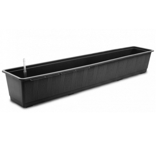 Samozavlažovací truhlík Aqua Green 80 cm antracit - GELI 29576