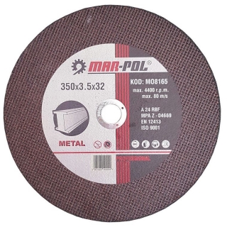 Rezný kotúč na železo 350x3.5x32mm - MAR-POL M08165