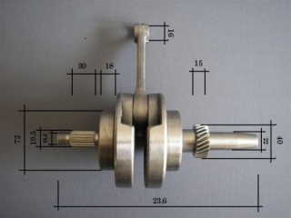 Kľukový hriadeľ 250ccm 1376