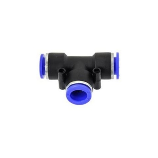 Pneumatická nástrčná spojka 8mm PU/PE typ T, 50ks - GEKO G03042