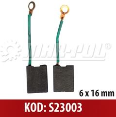 Uhlík 6x16mm S23003