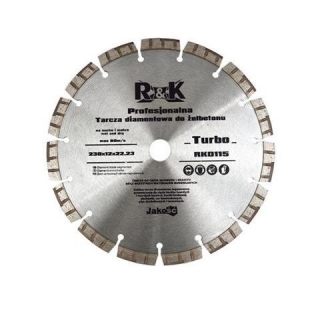 Kotúč diam. 230x12x22.23mm Turbo - R&K RK0115