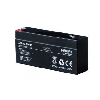 Baterie 6V/3.3Ah AGM06C-0003.3 - ROTEK BAT040