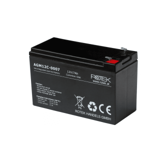 Baterie 12V/7Ah AGM12C-0007 - ROTEK BAT047