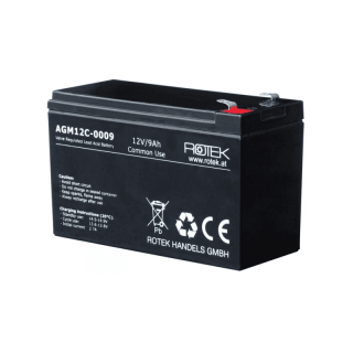 Baterie 12V/9Ah AGM12C-0009 - ROTEK BAT057