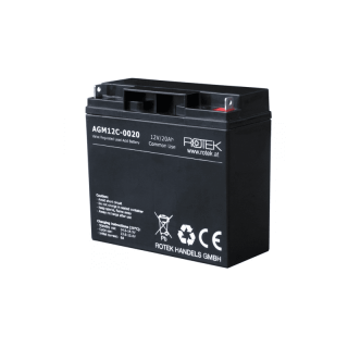 Baterie 12V/20Ah AGM12C-0020 - ROTEK BAT003