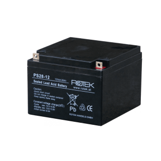 Baterie 12V/28Ah AGM12C-0028 - ROTEK BAT009