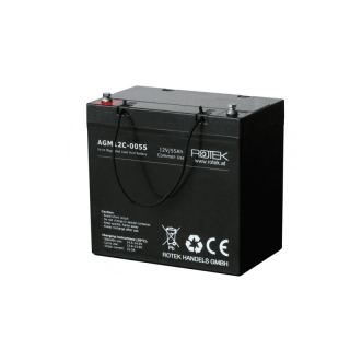 Baterie 12V/55Ah AGM12C-0055 - ROTEK BAT010