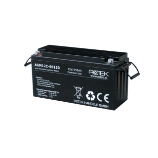 Baterie 12V/150Ah AGM12C-0150 - ROTEK BAT055