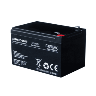 Batérie 12V10Ah AGM12C-0010 - ROTEK BAT051