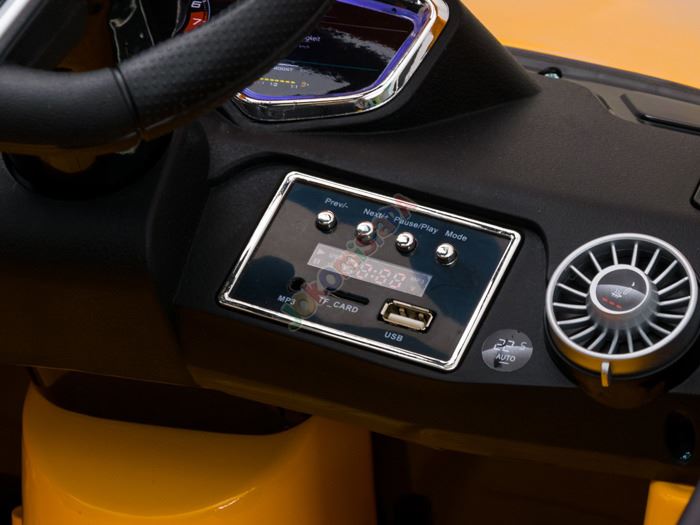 Joko Elektrické autíčko AUDI TT ROADSTER, 2x45W motor, žlté PA0143 ZO