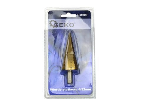 Vrták kuželový HSS 4-32mm - GEKO G38500