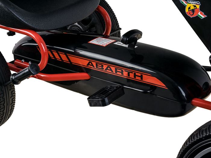 Joko Abarth Gokart s pedálmi, EVA kolesá, čierna PA0167 CY