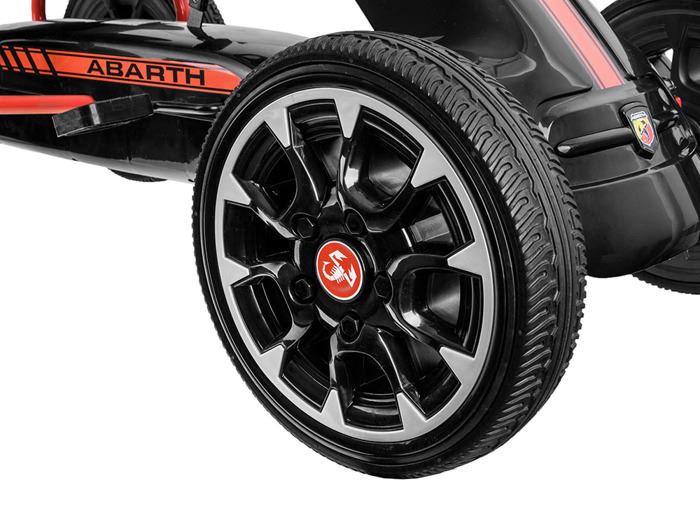 Joko Abarth Gokart s pedálmi, EVA kolesá, čierna PA0167 CY