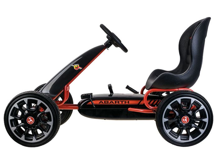 Joko Abarth Gokart s pedálmi, EVA kolesá, červená PA0167 CZ